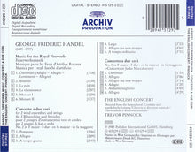 Carica l'immagine nel visualizzatore di Gallery, Georg Friedrich Händel - The English Concert, Trevor Pinnock : Music For The Royal Fireworks • Concerti A Due Cori (CD, Album)