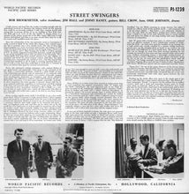 Carica l'immagine nel visualizzatore di Gallery, Bob Brookmeyer / Jim Hall / Jimmy Raney With Osie Johnson And Bill Crow : The Street Swingers (LP, Album, RE, OBI)