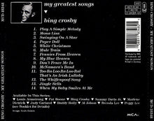 Carica l'immagine nel visualizzatore di Gallery, Bing Crosby : My Greatest Songs (CD, Comp)