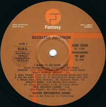 Carica l'immagine nel visualizzatore di Gallery, David Bromberg Band : Reckless Abandon (LP, Album)