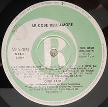 Carica l'immagine nel visualizzatore di Gallery, Gino Paoli : Le Cose Dell'Amore (LP, Album, RE)