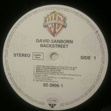 Carica l'immagine nel visualizzatore di Gallery, David Sanborn : Backstreet (LP, Album)