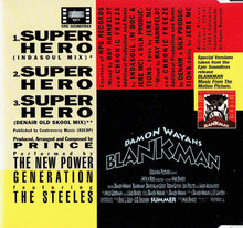 Carica l'immagine nel visualizzatore di Gallery, The New Power Generation Featuring The Steeles : Super Hero (CD, Maxi)