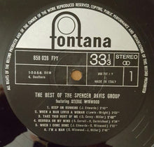 Carica l'immagine nel visualizzatore di Gallery, The Spencer Davis Group Featuring Stevie Winwood* : The Best Of Stevie Winwood With The Spencer Davis Group (LP, Comp)