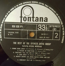 Carica l'immagine nel visualizzatore di Gallery, The Spencer Davis Group Featuring Stevie Winwood* : The Best Of Stevie Winwood With The Spencer Davis Group (LP, Comp)