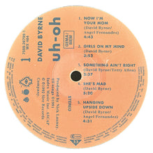Carica l'immagine nel visualizzatore di Gallery, David Byrne : Uh-Oh (LP, Album)