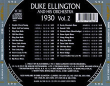 Carica l'immagine nel visualizzatore di Gallery, Duke Ellington And His Orchestra : 1930 Vol. 2 (CD, Comp)