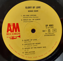 Carica l'immagine nel visualizzatore di Gallery, Herbie Mann : Glory Of Love (LP, Album, Mon)