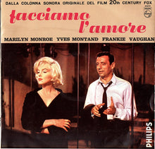 Carica l'immagine nel visualizzatore di Gallery, Marilyn Monroe, Yves Montand, Frankie Vaughan : Facciamo L'Amore - Colonna Sonora Del Film Omonimo (LP, Album, Mono)