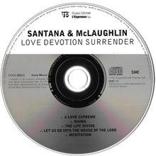 Carica l'immagine nel visualizzatore di Gallery, Carlos Santana, John McLaughlin : Love Devotion Surrender (CD, Album, RE)