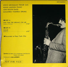 Carica l'immagine nel visualizzatore di Gallery, Steve Grossman : This Time The Dream's On Me / Solar (7", Promo)