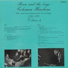 Carica l'immagine nel visualizzatore di Gallery, Coleman Hawkins : Bean And The Boys - Volume 4 (LP, Album, Mono)