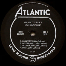 Carica l'immagine nel visualizzatore di Gallery, John Coltrane : Giant Steps (LP, Album, Mono, RE, 180)