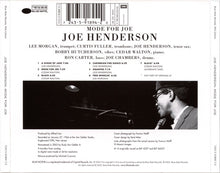Carica l'immagine nel visualizzatore di Gallery, Joe Henderson : Mode For Joe (CD, Album, RE, RM)