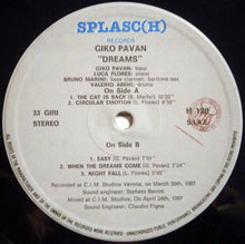 Carica l'immagine nel visualizzatore di Gallery, Giko Pavan : Dreams (LP, Album)