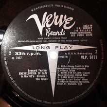 Carica l'immagine nel visualizzatore di Gallery, Various : Leonard Feather Encyclopedia Of Jazz In The '60's Volume One The Blues (LP, Mono, Smplr)