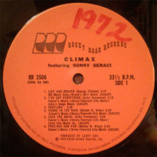 Carica l'immagine nel visualizzatore di Gallery, Climax (6) Featuring Sonny Geraci : Climax Featuring Sonny Geraci (LP, Album, Top)