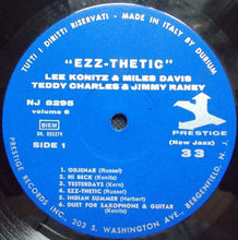 Carica l'immagine nel visualizzatore di Gallery, Lee Konitz & Miles Davis, Teddy Charles & Jimmy Raney : Ezz-thetic (LP, Comp)