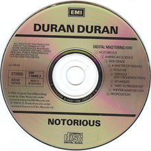 Carica l'immagine nel visualizzatore di Gallery, Duran Duran : Notorious (CD, Album)