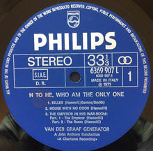 Carica l'immagine nel visualizzatore di Gallery, Van Der Graaf Generator : H To He Who Am The Only One (LP, Album)