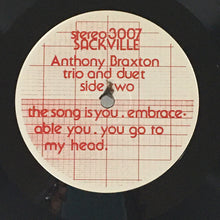 Carica l'immagine nel visualizzatore di Gallery, Anthony Braxton : Trio And Duet (LP, Album, RP)