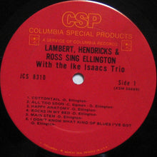 Carica l'immagine nel visualizzatore di Gallery, Lambert, Hendricks & Ross With The Ike Isaacs Trio : Sing Ellington (LP, RE)