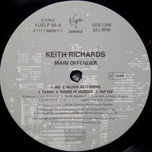 Carica l'immagine nel visualizzatore di Gallery, Keith Richards : Main Offender (LP, Album)
