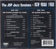 Carica l'immagine nel visualizzatore di Gallery, Illinois Jacquet And His All Stars, Junior Mance Trio : The JSP Jazz Sessions-New York 1980 Volume 1 (2xCD, Comp, RE)