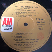 Carica l'immagine nel visualizzatore di Gallery, Liza Minnelli : Live At The Olympia In Paris (LP, Album)