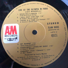 Carica l'immagine nel visualizzatore di Gallery, Liza Minnelli : Live At The Olympia In Paris (LP, Album)