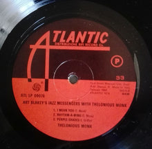 Carica l'immagine nel visualizzatore di Gallery, Art Blakey & The Jazz Messengers With Thelonious Monk : Art Blakey's Jazz Messengers With Thelonious Monk (LP, Album, Mono, RE)