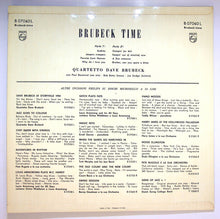 Carica l'immagine nel visualizzatore di Gallery, The Dave Brubeck Quartet : Brubeck Time (LP, Album)