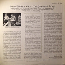 Carica l'immagine nel visualizzatore di Gallery, Lennie Niehaus : Vol. 4: The Quintets & Strings (LP, Album, Mono, RE)