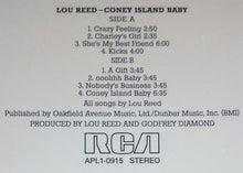 Carica l'immagine nel visualizzatore di Gallery, Lou Reed : Coney Island Baby (LP, Album, RE, RM)