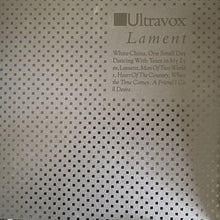 Carica l'immagine nel visualizzatore di Gallery, Ultravox : Lament (LP, Album, Ltd, RE, 180)