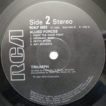 Carica l'immagine nel visualizzatore di Gallery, Triumph (2) : Allied Forces (LP, Album)