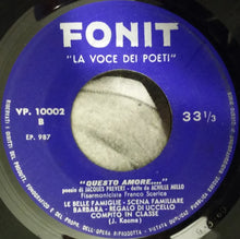 Carica l'immagine nel visualizzatore di Gallery, Jacques Prévert Dizioni Di Achille Millo : "Questo Amore" (7")