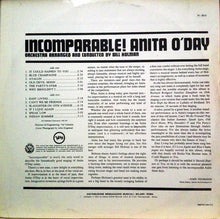 Carica l'immagine nel visualizzatore di Gallery, Anita O'Day : Incomparable! (LP, Mono)