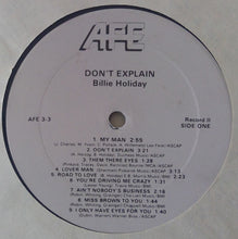 Carica l'immagine nel visualizzatore di Gallery, Billie Holiday : Don't Explain (3xLP, Comp + Box)