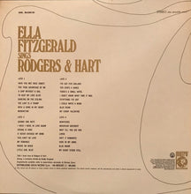Carica l'immagine nel visualizzatore di Gallery, Ella Fitzgerald : Ella Fitzgerald Sings Rodgers & Hart (2xLP, Album, RE)