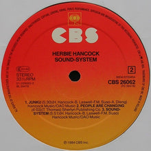 Carica l'immagine nel visualizzatore di Gallery, Herbie Hancock : Sound-System (LP, Album)