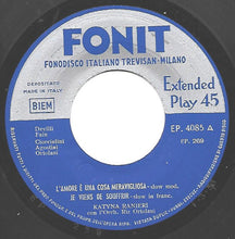 Carica l'immagine nel visualizzatore di Gallery, Katyna Ranieri : L'Amore È Una Cosa Meravigliosa (7", EP)