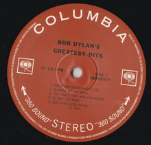 Carica l'immagine nel visualizzatore di Gallery, Bob Dylan : Bob Dylan's Greatest Hits (LP, Comp, RE, 180)