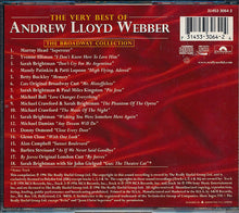Carica l'immagine nel visualizzatore di Gallery, Various : The Very Best of Andrew Lloyd Webber (The Broadway Collection) (CD, Comp)