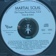 Carica l'immagine nel visualizzatore di Gallery, Martial Solal : The Vogue Recordings, Vol. II / Trios & Solos (CD, Comp)