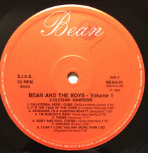Carica l'immagine nel visualizzatore di Gallery, Coleman Hawkins : Bean And The Boys - Live And Uncommercial Recordings 1940-1965 Vol. 1 (LP, Comp, Mono)