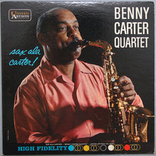 Carica l'immagine nel visualizzatore di Gallery, The Benny Carter Quartet : Sax A La Carter! (LP, Mono)