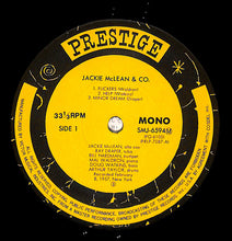 Carica l'immagine nel visualizzatore di Gallery, Jackie McLean : Jackie McLean & Co. (LP, Album, Mono, RE)