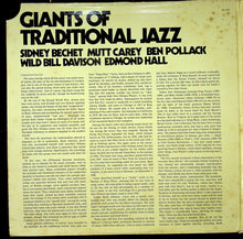 Carica l'immagine nel visualizzatore di Gallery, Sidney Bechet, Mutt Carey, Wild Bill Davison, Edmond Hall, Ben Pollack : Giants Of Traditional Jazz (2xLP, Comp)