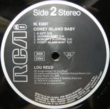 Carica l'immagine nel visualizzatore di Gallery, Lou Reed : Coney Island Baby (LP, Album, RE)